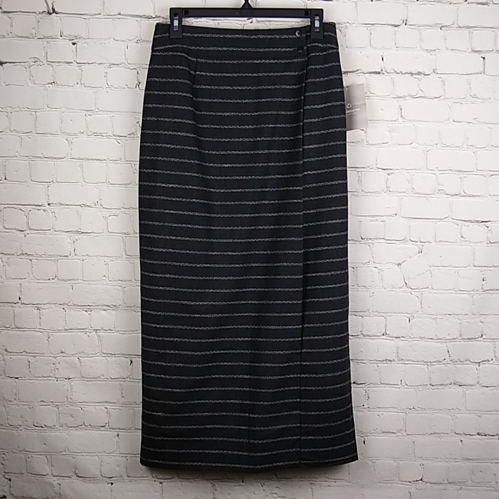 Vintage Liz Claiborne Collection Wrap Skirt 8 Wool